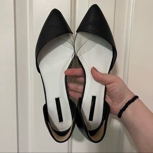 🖤 ZARA 6 1/2 Flat D’orsay Shoes 🖤